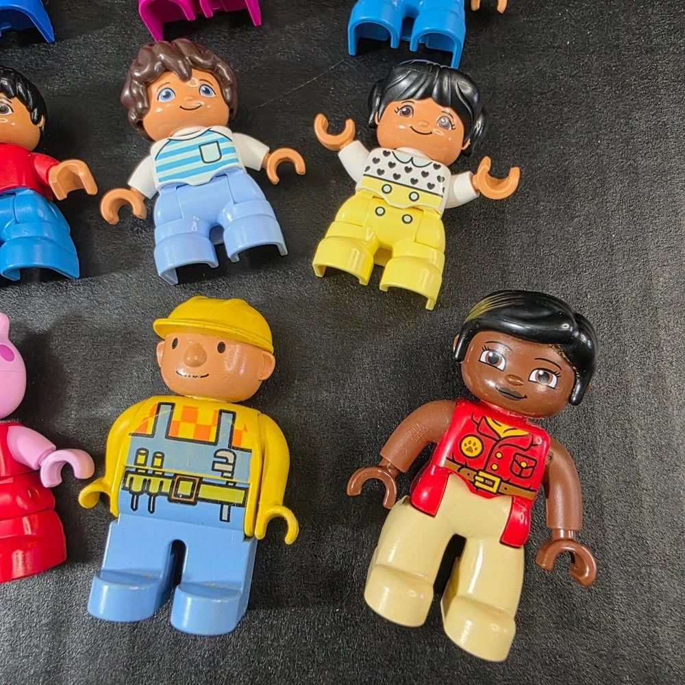 LEGO Duplo Mixed Minifigures Lot Peppa Pig, Bob the Builder Dog Kids Figures